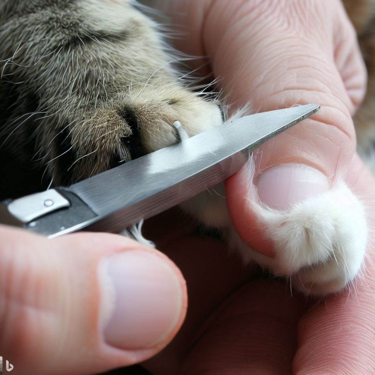Cómo cortar las uñas de un gato
