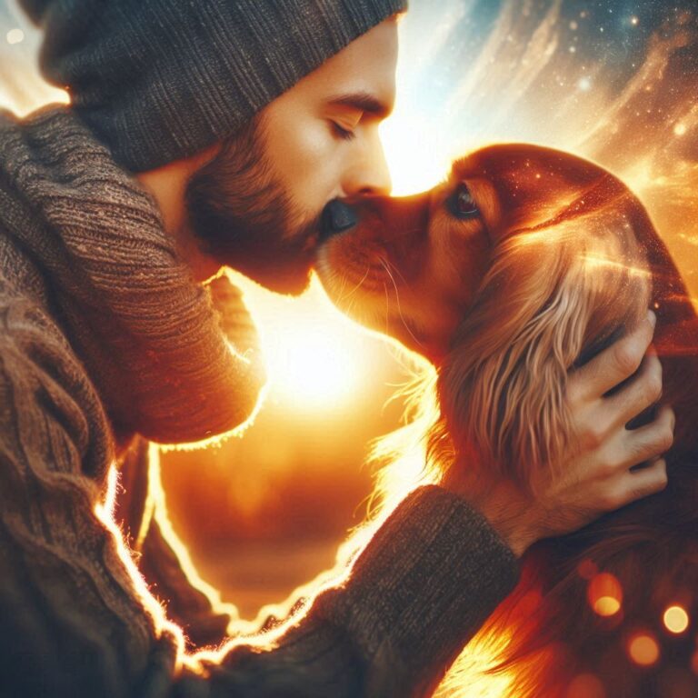 ¿A los perros les gustan los besos?