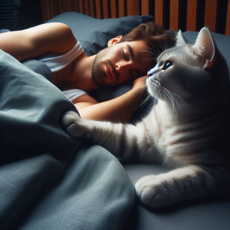 Mi gato me muerde cuando duermo – Causas y qué hacer
