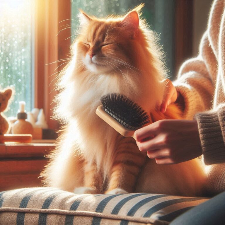 ¿Cómo cepillar a un gato?