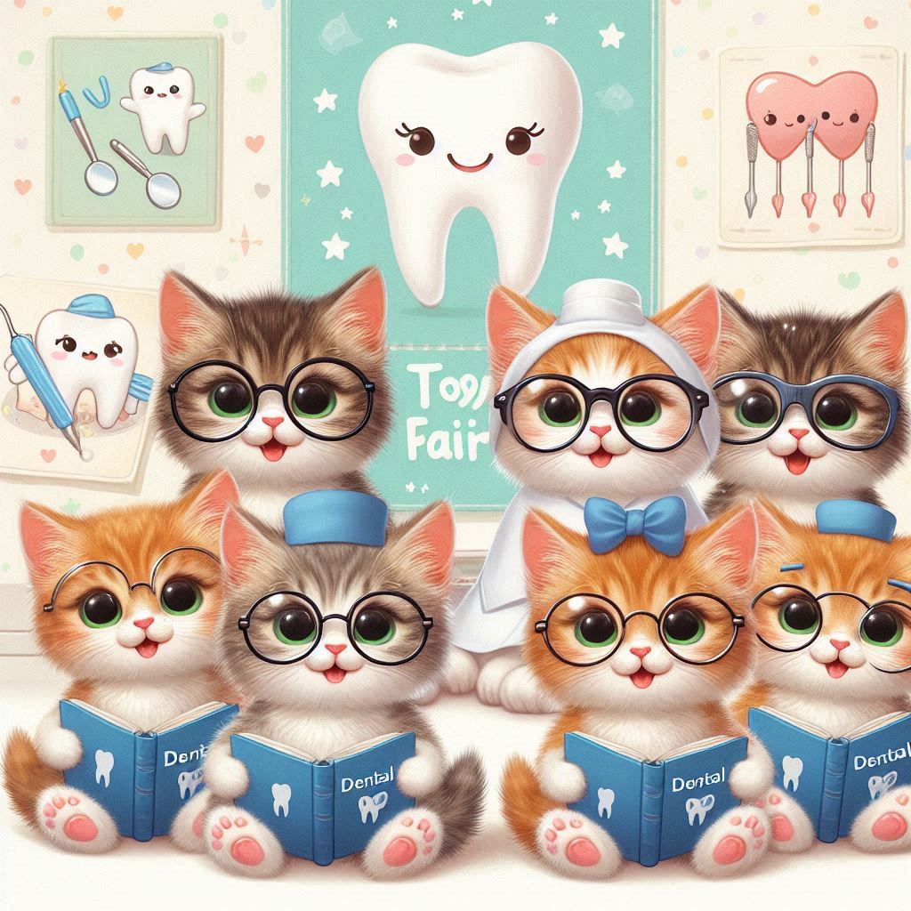 desarrollo dental en gatitos