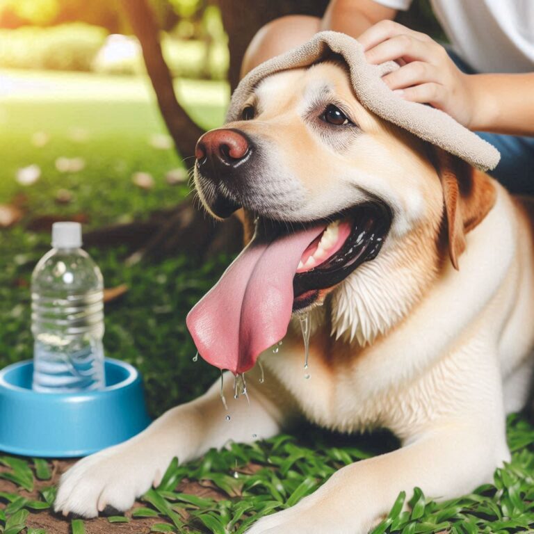 signos de golpe de calor en perros