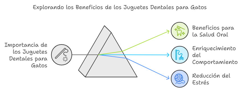 La importancia de los juguetes dentales para gatos