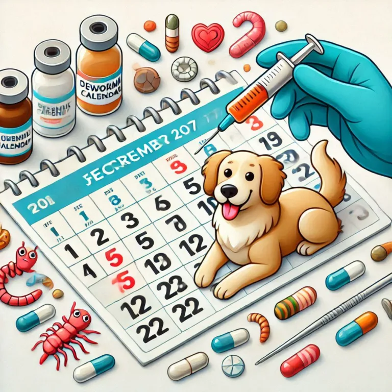 Mantén a tu Perro Saludable_ Calendario de Desparasitación