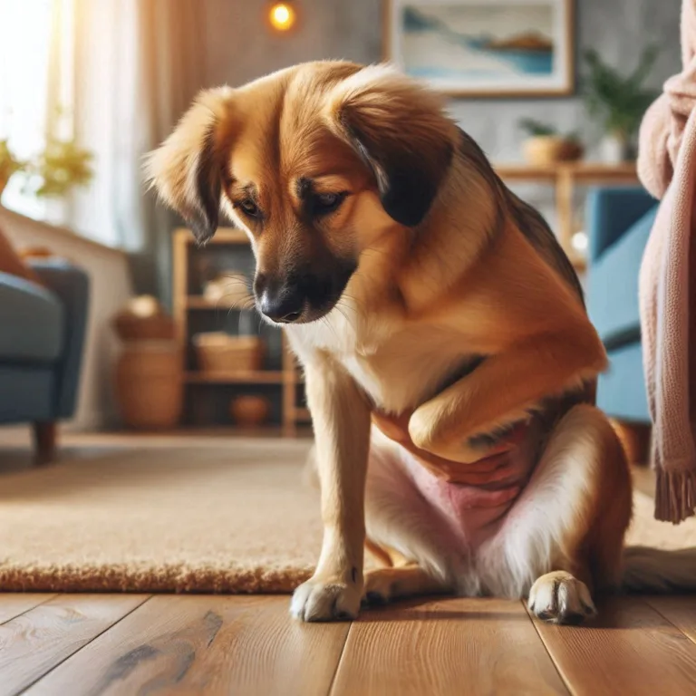 Un-perro-mostrando-signos-de-dolor