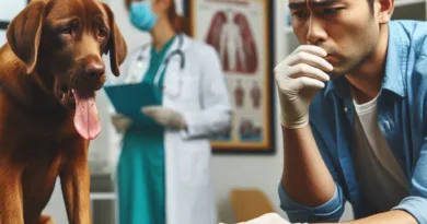 Vómito marrón en perros: causas y tratamiento