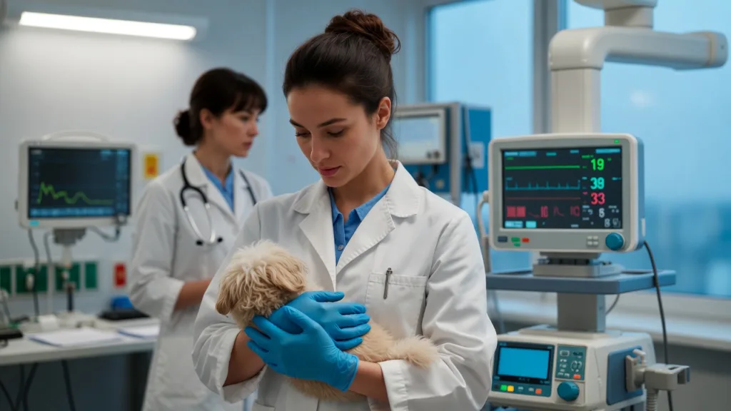 Urgencias veterinarias cubiertas por seguro para mascotas.