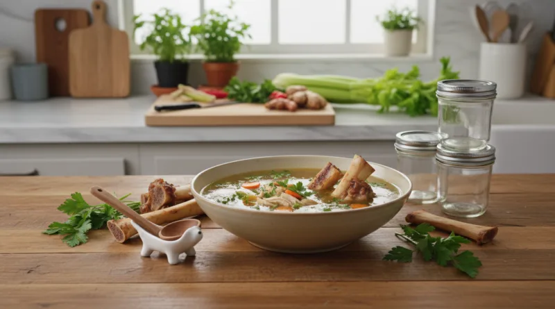 Beneficios caldo de huesos perros