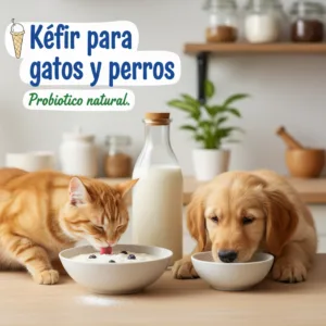 beneficios del kéfir para mascotas