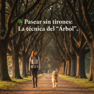 Pasear sin tirones: La técnica del "Árbol"